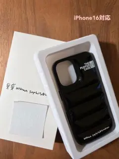 本物！アーバンソフィスティケーション◆NOIRブラックiPhone16ケース