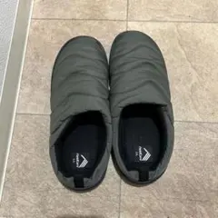 ワークマン　グレー キルティング スリッポン　LL