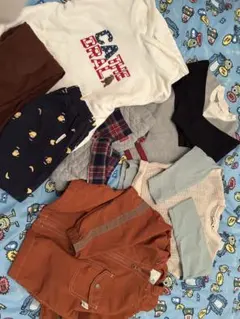 保育園や幼稚園用に☆まとめ売り、薄手のジャケット付きキッズ服セット 100cm