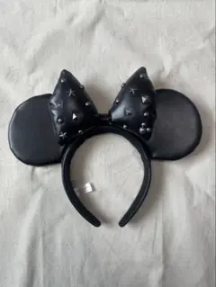 ディズニー　レザーカチューシャ　美品