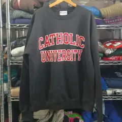 USA古着 チャンピオン カトリック大学 カレッジ スウェット