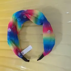 シフォン虹柄カチューシャのサムネイル