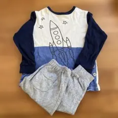 ロケットデザイン パジャマセット 110cm