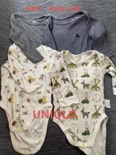 ベビー肌着セット 動物柄・ストライプ等