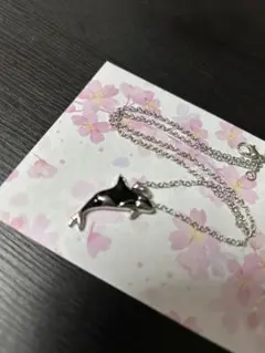 シャチ　　ペンダント ネックレス