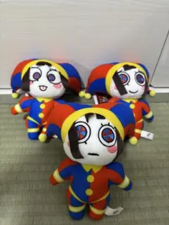 アメイジングデジタルサーカス ポムニがいっぱい ボールチェーン付きぬいぐるみ3点