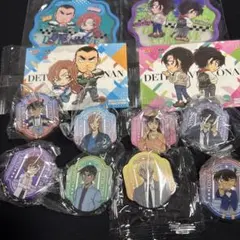 くら寿司x名探偵コナン ラバーコースター2種・マグネット全8種コンプリート