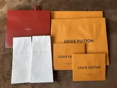 ルイヴィトン　カルティエ　ヴァンクリーフ　紙袋
