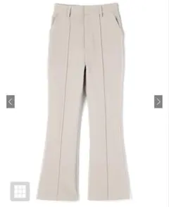 GRLフロントタックフレアパンツ[k8360t]アイボリーS