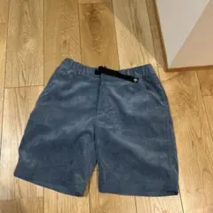 コロンビア ブルー　コーデュロイ ショートパンツ