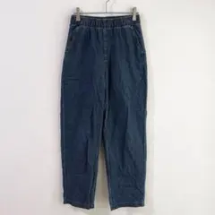 5947 無印良品　ウエストゴム　デニムイージーパンツ　Ｓ　カジュアルのサムネイル