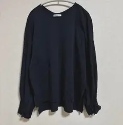 L.T.S international 長袖カットソー 黒 F 綿100ブラックのサムネイル