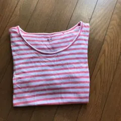 ユニクロストライプ半袖ワンピースシマSサイズジーユー