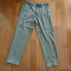 GU グレー スラックス ウエストゴム付き