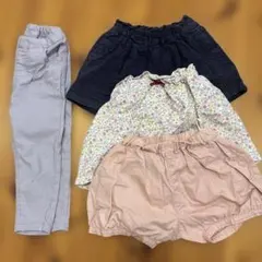 パンツ　長ズボン　半ズボン　4枚セット　サイズ90 まとめ売り