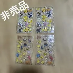 非売品ポケモン ステッカー 2種　シール４枚セット　ピカチュウムービー2000