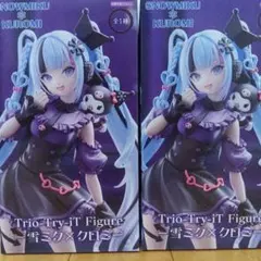 初音ミク　Trio Try-iT Figure　雪ミク×クロミ　2個セット