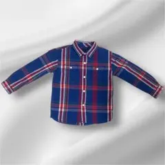 TOMMY HILFIGERトミーヒルフィガー キッズ チェック長袖シャツ 4T