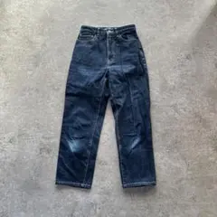 K1708 ミラオーウェン デニムパンツ ストレート きれいめ ブルー サイズ0