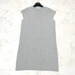 極美品✨ ポールスミス　膝丈 ワンピ―ス　近年モデル　グレー　М　美シルエット