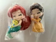 【新品】 ディズニー プリンセス ぎゅーこっと ベル アリエル まとめ売り