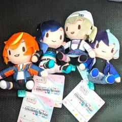 【全4種セット】プロセカ ふわぷち ミニぬいぐるみ ビビバス BNW