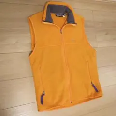 パタゴニア FA99 シンチラフリースベスト メンズS 良品 山吹色 イエロー