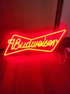 新品最安値 バドワイザー ライト LED ネオンサイン アメリカン雑貨 ネオン管