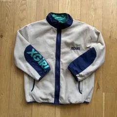 X-girl リバーシブル　アウター　130 フリース　ナイロン　エックスガール