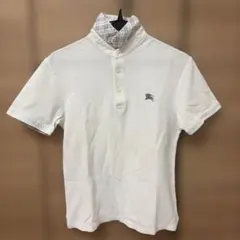 【値下げBurberryBLACKLabel】白ポロシャツ