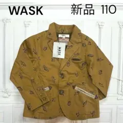 新品タグ付 WASK ワスク 恐竜総柄 テーラードジャケット 110 べべのサムネイル