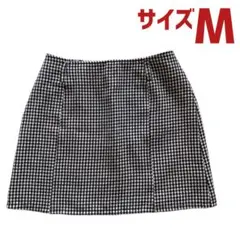 【日本製】レディース チェック ミニスカート M