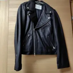 SLOBE IENA✨️ダブルライダースジャケット38 春 定価2.9万 IENAライダースレザージャケット