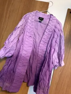 R.Q.T. 紫色 カーディガン Lサイズ