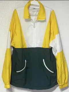 adidas アディダス ナイロンジャケット トラックトップ刺繍ロゴ ビッグロゴ