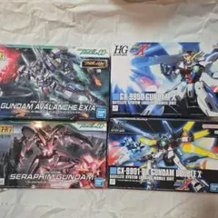HG ガンダムエクシア ガンダムデュナメス他 ガンプラ6種セット - メルカリ