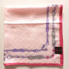 CELINE　セリーヌ　ハンカチ　ピンク系　新品未使用