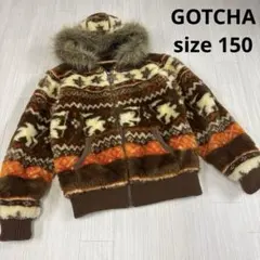 GOTCHA ボアパーカー　ファー　y2k フェアリーグランジ　ブルゾン