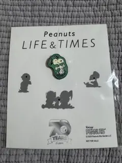 新品　限定　Peanuts Snoopy Pin 70周年記念
