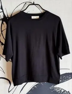PaleJuteペールジュートdots knit half sleeve PO - メルカリ