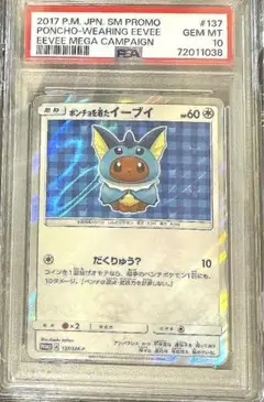 ポンチョを着たイーブイ PSA 9 2025年最新】ポンチョを着たイーブイ psa10の人気アイテム