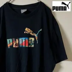PUMA（プーマ）浮世絵 ロゴtシャツ/XXL/ブラック
