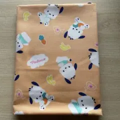 プリント生地 Pochacco オレンジ