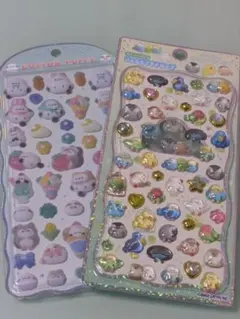 シマエナガ ふわふわとりのなかまたち コットンパフィー ジュエルプチドロップ