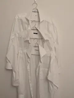 スーツセレクト　白カッターシャツ、白ワイシャツ3枚