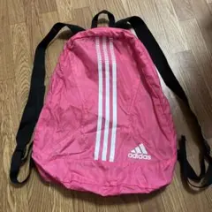 adidas アディダスポケッタブルリュック パッカブル ピンクのサムネイル