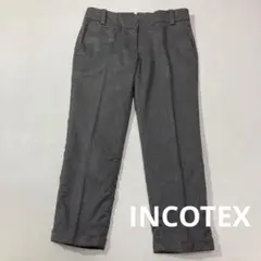 ⚫︎INCOTEX インコテックス ウールストレッチ クロップドパンツ スラックス