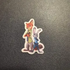 ズートピア貼ってはがせるエコワッペン ジュディ＆ニック ダイソー限定ノベルティ