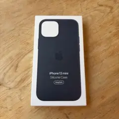 【新品】純正 iPhone 13 mini シリコンケース・ミッドナイト