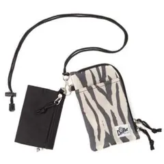 Drifter ドリフター MINIMAL W POUCH ブラック ゼブラ